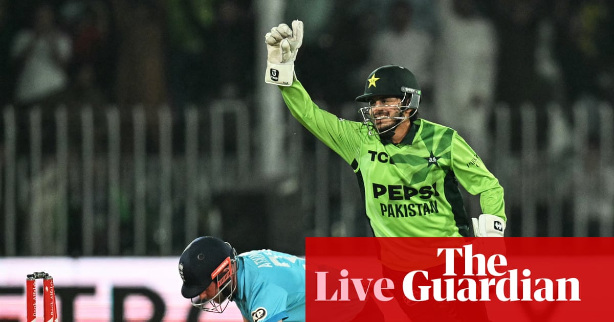 Sri Lanka v England: men’s tri-series cricket one-day international – live