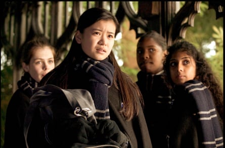 Katie (second left) in Harry Potter and the Goblet of Fire.