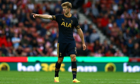 Eric Dier pictured during Tottenham’s Premier League victory at Stoke last weekend.