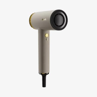 Gtech DryOnic hairdryer in off-white colour.