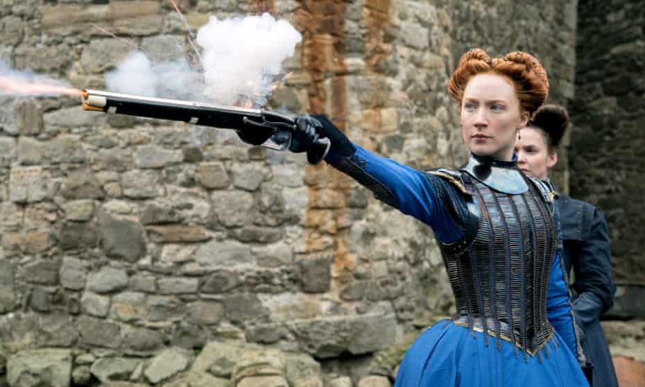 Saoirse Ronan as Mary Stuart in Mary Queen of Scots.
