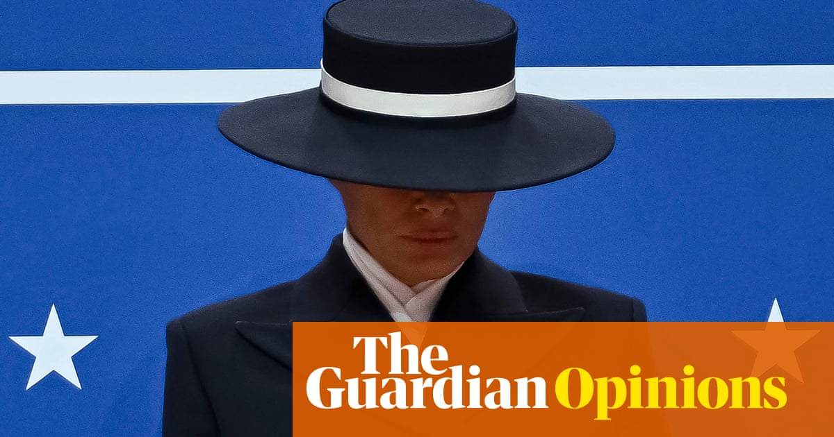 What does Melania’s merciless hat tell us? Designers are suddenly eager to dress the Trumps | Rhiannon Lucy Cosslett What does Melania’s merciless hat tell us? Designers are suddenly eager to dress the Trumps | Rhiannon Lucy Cosslett