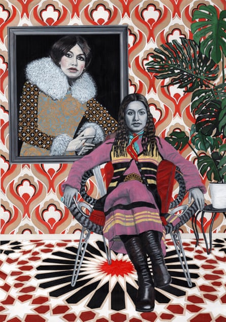 The Love Addict , le portrait de Googoosh par Sokhanvari.