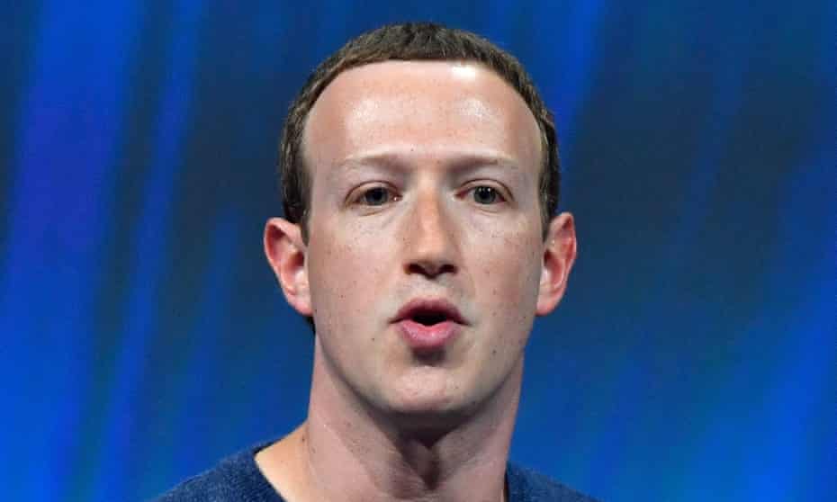 Facebook’s CEO Mark Zuckerberg 