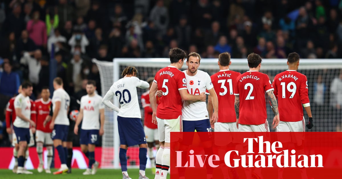 tottenham 0 3 manchester united premier league as it happened football the guardian