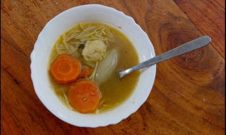 Traditional Jewish chicken soup