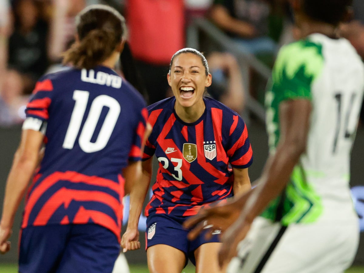 Christen Press Spurs Uswnt To Victory Over Nigeria As Olympic Cuts Loom Usa Women S Football Team The Guardian Christen Press Spurs Uswnt To Victory Over Nigeria As Olympic Cuts Loom Usa Women S Football Team The Guardian