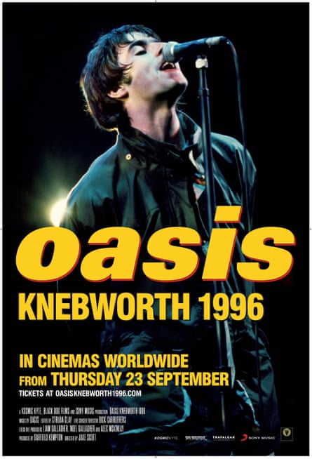 Poster for the Oasis Knebworth 1996 documentary