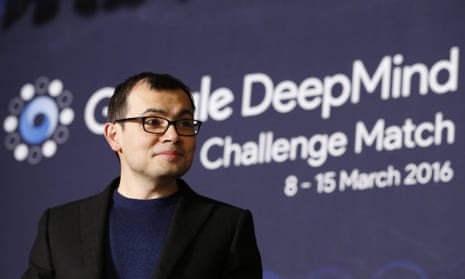CEO of Google DeepMind Demis Hassabis after the Go match between South Korean Lee Sedol and Google’s AI program, AlphaGo.