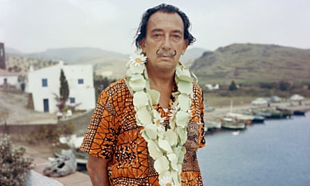 Salvador Dali on the Costa Brava in the 1960s.