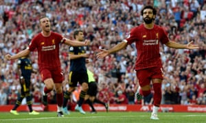 Liverpool 3 1 Arsenal Premier League As It Happened Football The Guardian