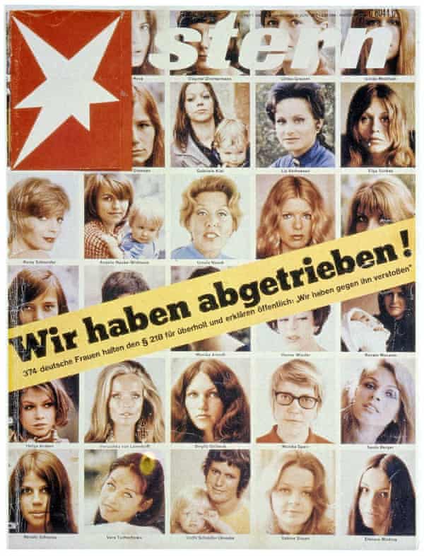 The cover of Stern magazine in June 1971. The strapline says ‘We’ve had abortions.’