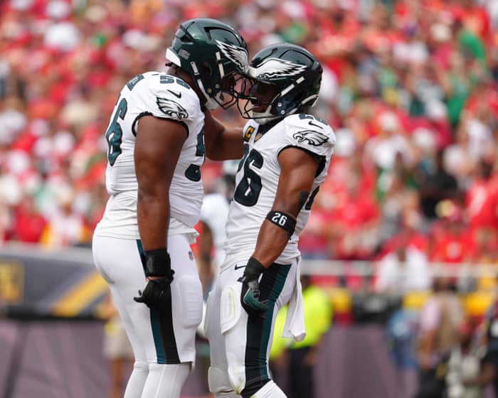 NFL roundup: Eagles beat Chiefs in Super Bowl rematch; Bengals win again but lose Joe Burrow