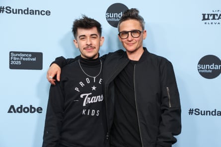 Chase Strangio and Sam Feder at Sundance