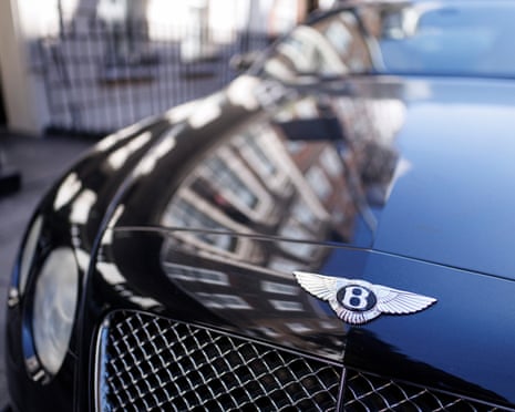 A Bentley car