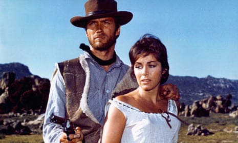 Clint Eastwood and Marianne Koch in A Fistful Of Dollars, one of the Sergio Leone films scored by Ennio Morricone.