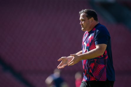 Jamie George in training.