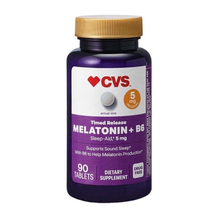 Melatonin in a CVS branded jar