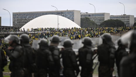 Brazilian authorities block bank accounts of those allegedly driving  'anti-democratic acts