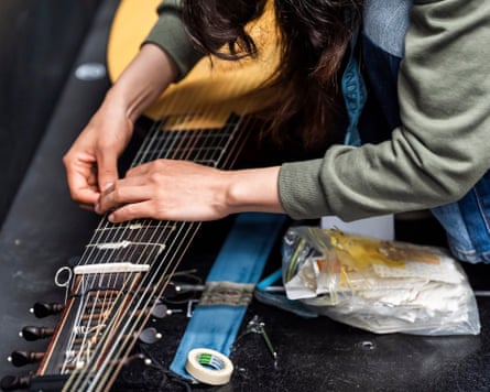 Behind the scenes during rehearsals for L’Orfeo by Monteverdi at Glyndebourne