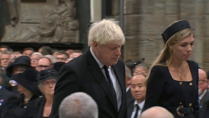 Boris Johnson and his wife Carrie.