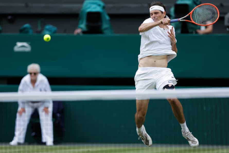 Taylor Fritz was close to victory over Rafael Nadal at times but could not complete the job.