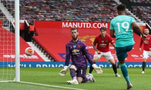 Bournemouth’s Junior Stanislas scores their first goal.