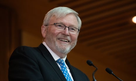 Former prime minister Kevin Rudd in August last year.