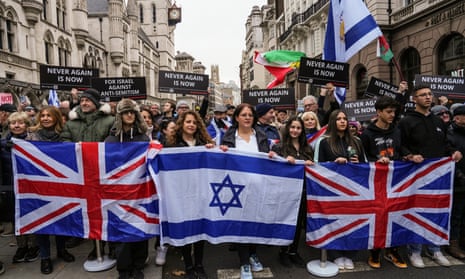 Antisemitism March in Central London