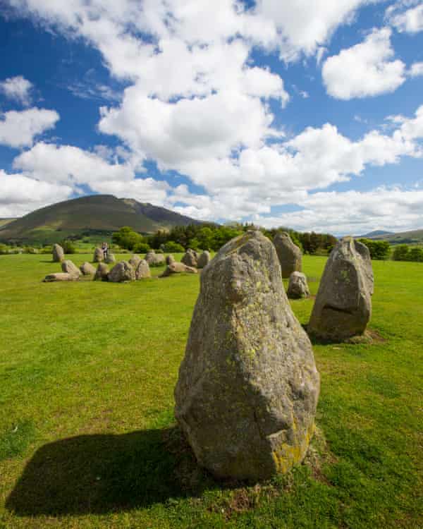 Castlerigg stone circle in the Lake District