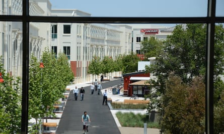 Facebook main campus in Menlo Park, California