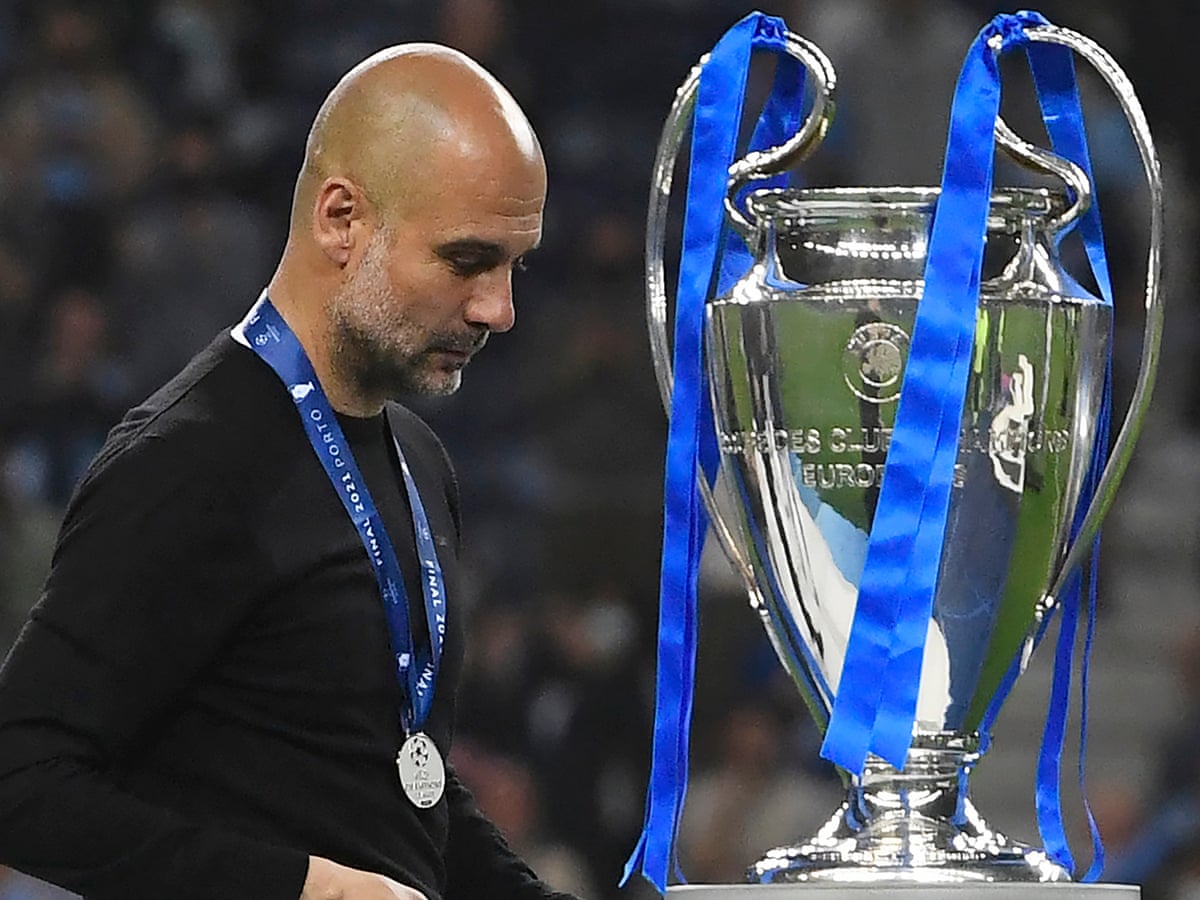 Crazed Conductor Pep Guardiola Sees Champions League Dream Fall Apart Champions League The Guardian Crazed Conductor Pep Guardiola Sees Champions League Dream Fall Apart Champions League The Guardian