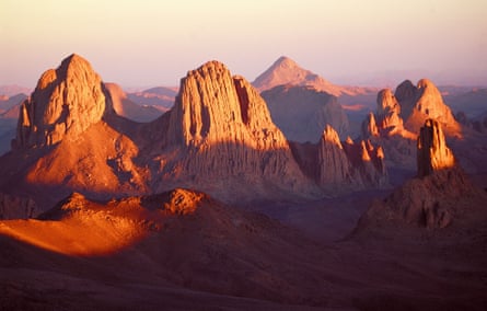 Large rocks in Algeria, Sahara region Travel