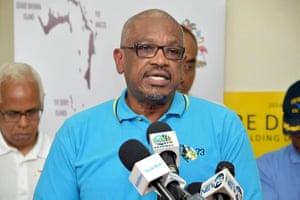 Prime Minister Hubert Minnis of the Bahamas