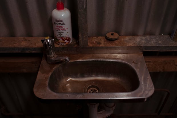 A sink in the Laramba community