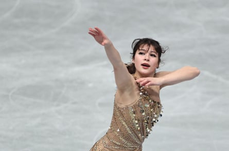 Alysa Liu of the United States competes in the Grand Prix Final.