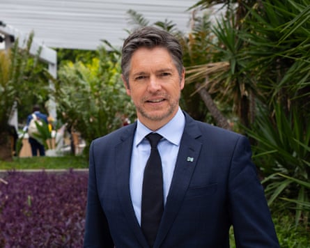 A middle-aged white man in a suit