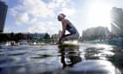 Water like hot soup and 3.45am alarms: just another day for the marathon swimmers