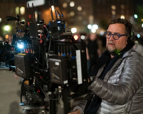 Phedon Papamichael on the set of Downsizing in 2017.