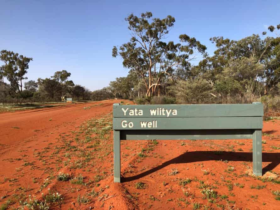 Yata Wiitya ‘Go well’ sign in Gundabooka National Park