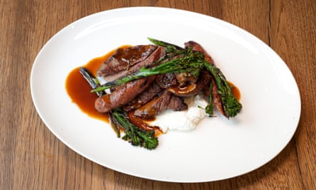 ‘Mmerguez sausage lends a waft of spice’: texel hogget.