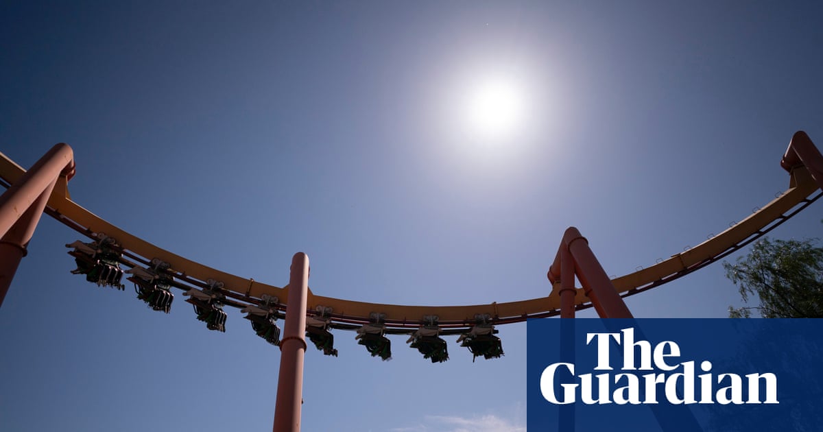 Rollercoaster at LA’s Six Flags shut after two riders suffered brain injuries, inquiry finds