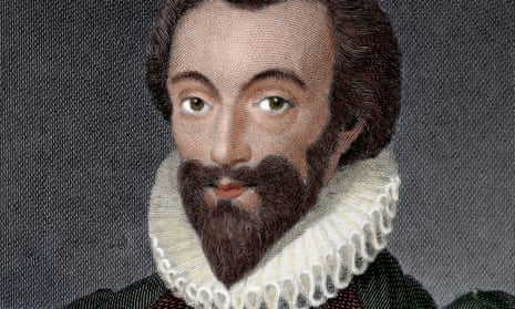 ‘Astonishing’ … detail from an engraving of John Donne by William Bromley.