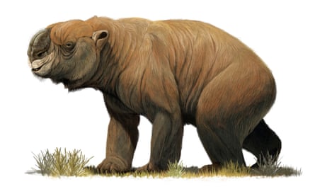 The giant Diprotodon