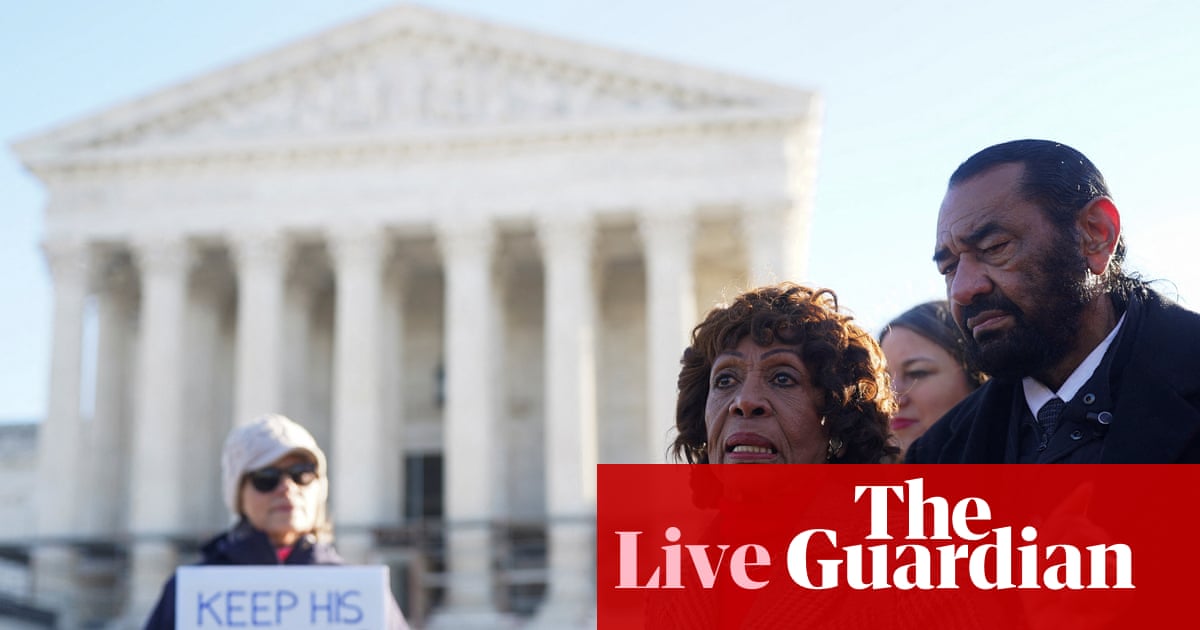 Supreme court to consider Trump’s bid to fire Lisa Cook from Fed board – US politics live