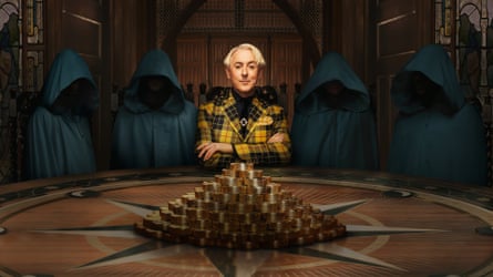 Busy … Cumming presents the US version of The Traitors.