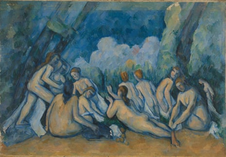 Bathers (Les Grandes Baigneuses) by Paul Cézanne.