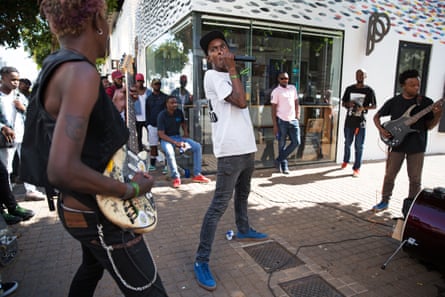 Soweto punk band TCIFY play in Johannesburg.