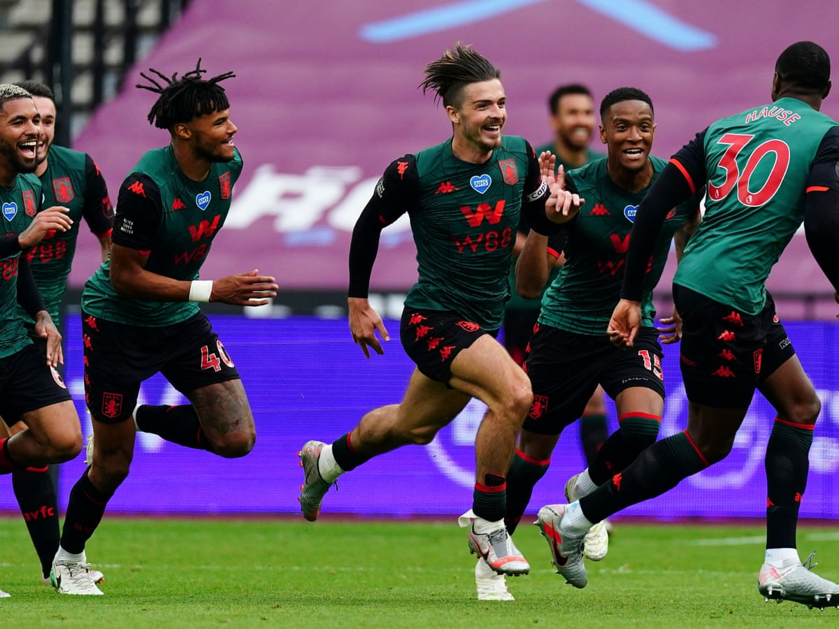 Aston Villa Cling On At West Ham To Clinch Premier League Survival Premier League The Guardian