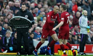Fabinho replacing James Milner changed the game at Anfield.
